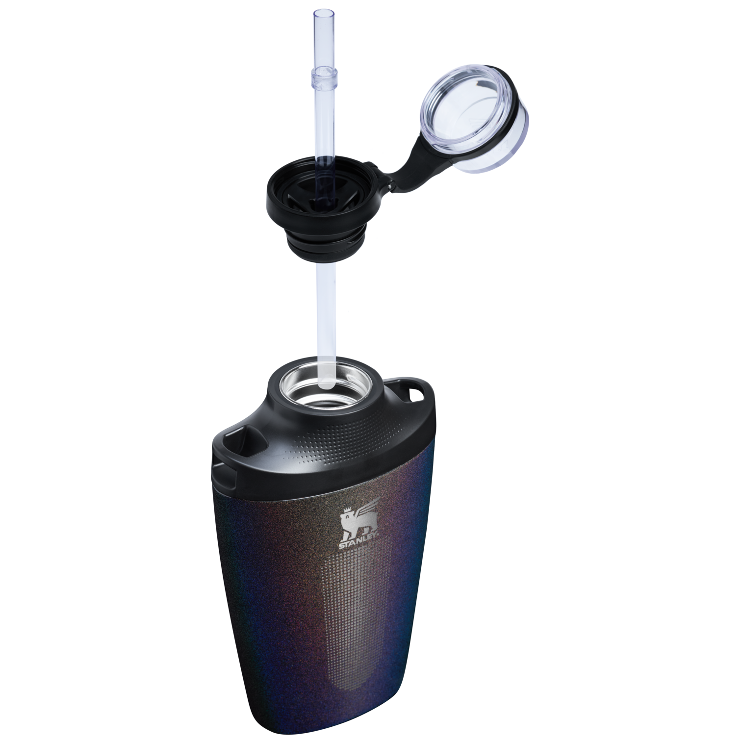 The Midnight Glitz Stanley Cross Bottle