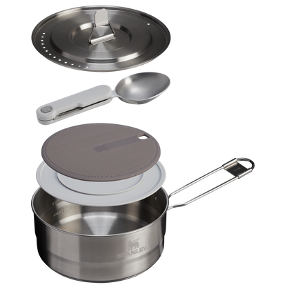 The Wildfare Pro Saucepan Cookset 5-piece set
